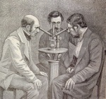 3 Scientists, 1 microscopr